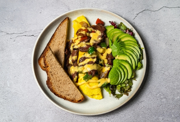 Protein on Protein Omelette